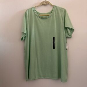 Torrid New Classic Fit Crew Neck Tee in Jade Size 3X